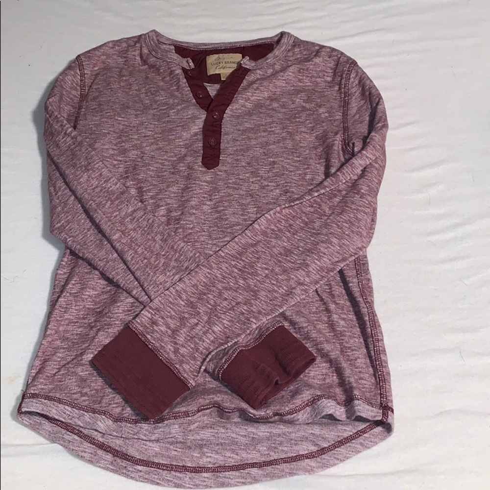 Men’s lucky brand long sleeve